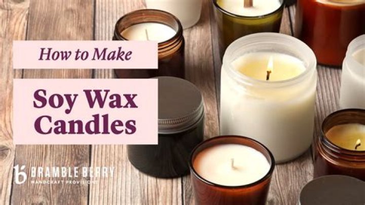 How do you make candles with soy wax?
