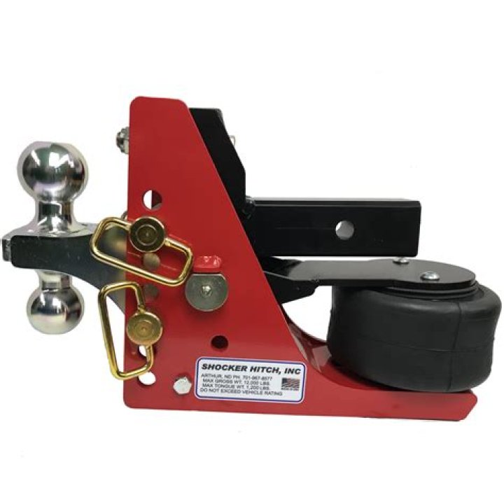 What does a shocker hitch do?