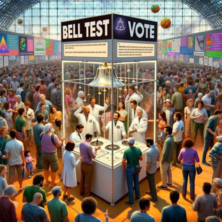 What does the Bell test prove?